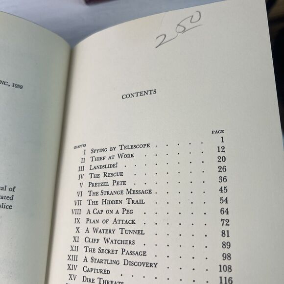 The Hardy Boys #2 The House On The Cliff Hardcover 1959 - Picture 5 of 6